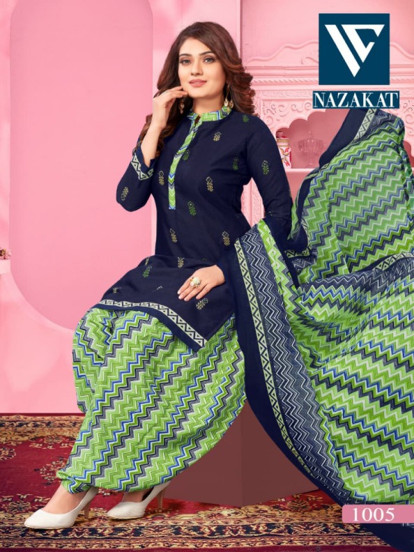 Vandana Nazakat Vol 1 Cotton Exclusive Patiyala Dress Material
